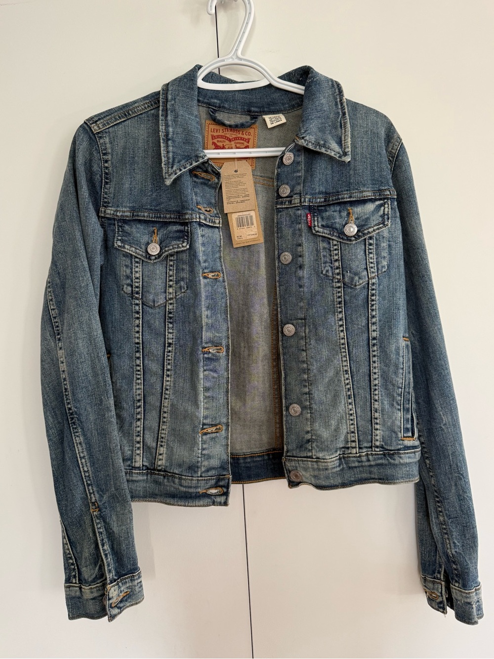 Medium Wash Original Trucker Denim Jacket: Levi’s